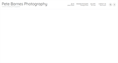 Desktop Screenshot of petebarnesphotography.co.uk
